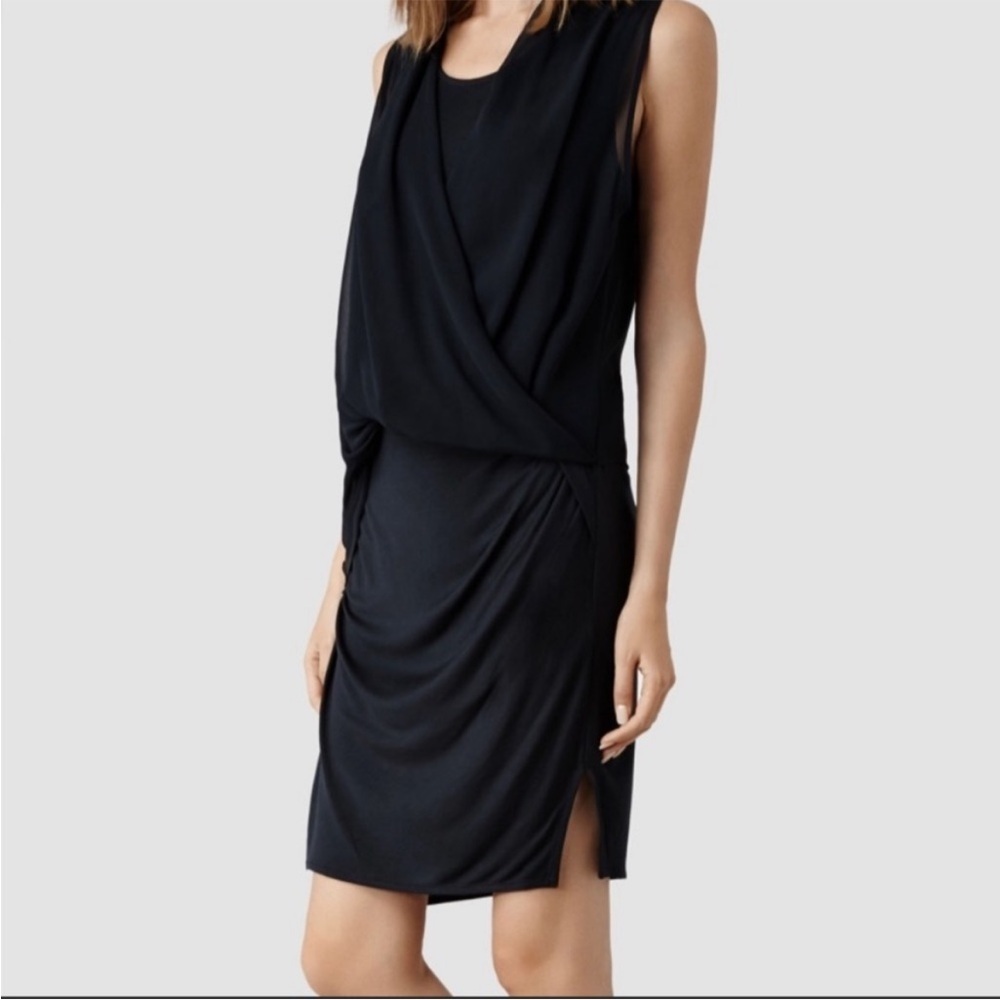 All Saints Abi Dress Black Size‎ 4